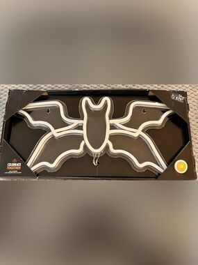 Celebrate Together™ Halloween LED Neon Bat Wall Decor new in box
